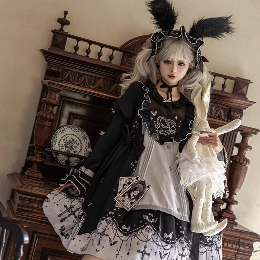 SEASONZ ゴスロリ ヘアバンド 闇カワイイ ダーク 暗黒 ゴシック lolita