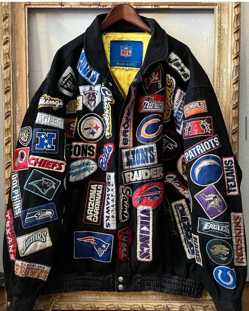 Jeff Hamilton design "NFL"multi team stadium jacket 【6XL 】