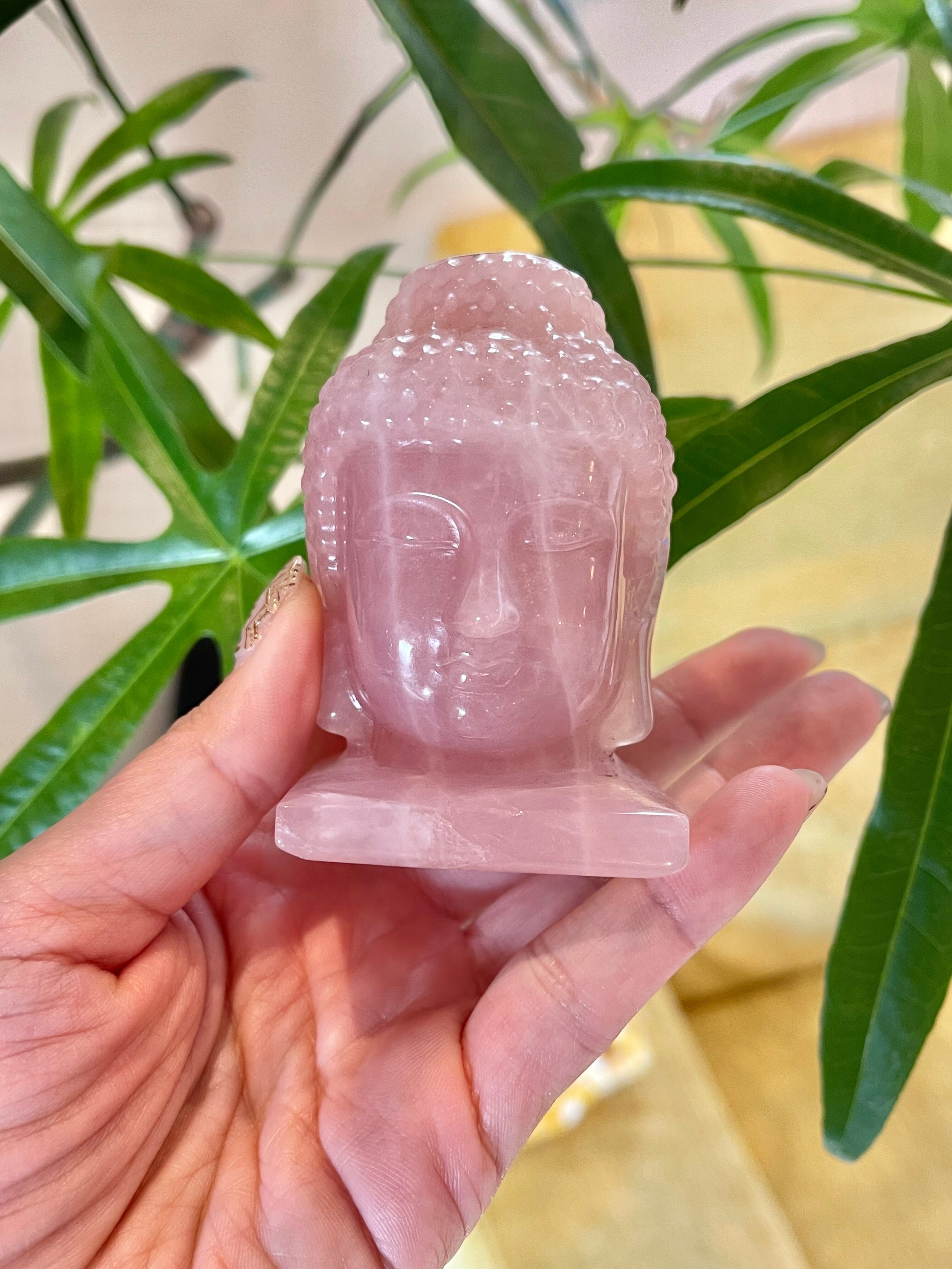 Rose quartz Buddha No.02 ローズクォーツブッダ