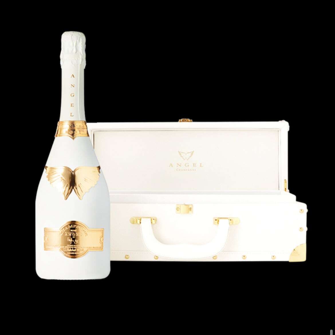 もんにょり様専用エンジェル シャンパンボトルレザーケースブルー