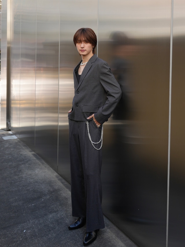 【ALUDE SELECT】luxury pleats tailored jacket(2color)