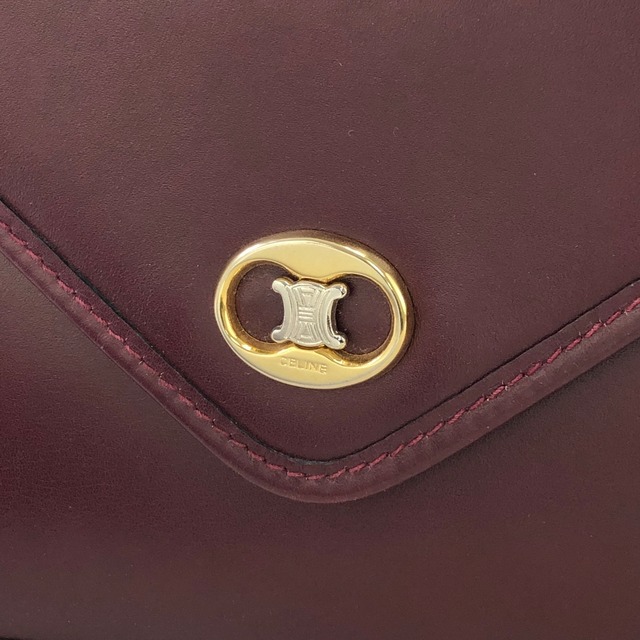 CELINE セリーヌ ブラゾン トリオンフ クラッチバッグ ボルドー vintage ヴィンテージ オールドセリーヌ bv3z8k