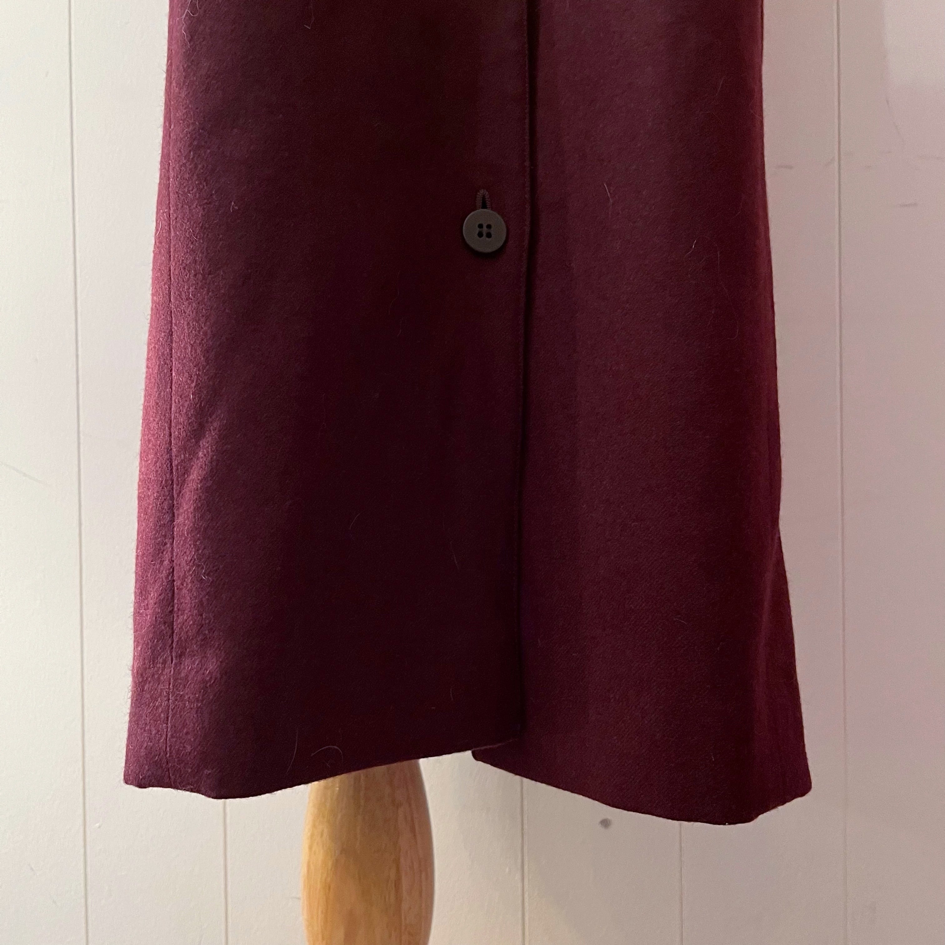front button wool jumper skirt