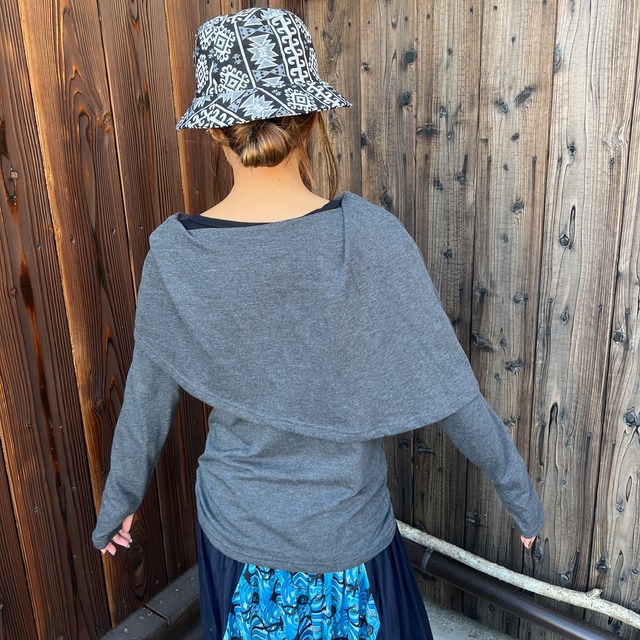 織り柄アジアンハット