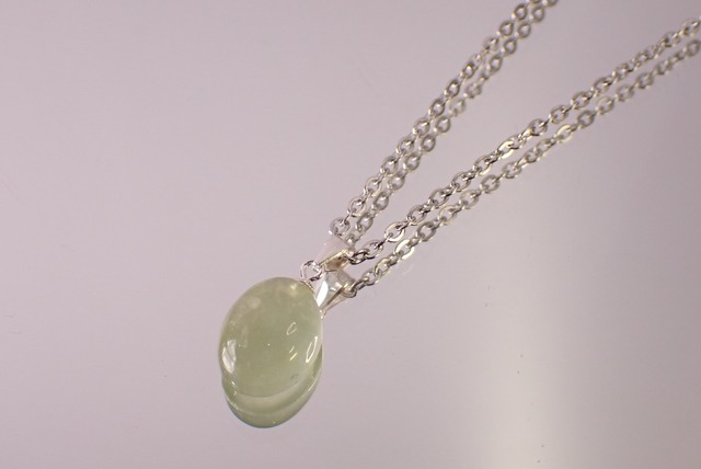 SV925 グリーンベリルネックレス　[D3-26]