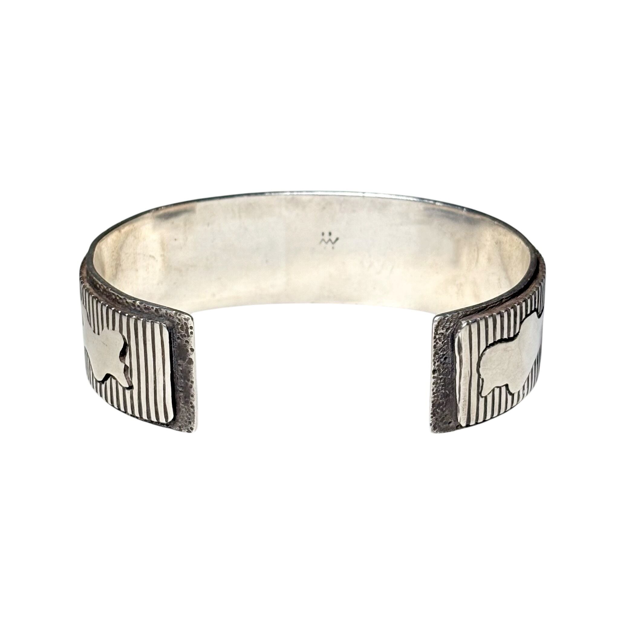 Washoe ALAN WALLACE silver bangle | NOIR ONLINE