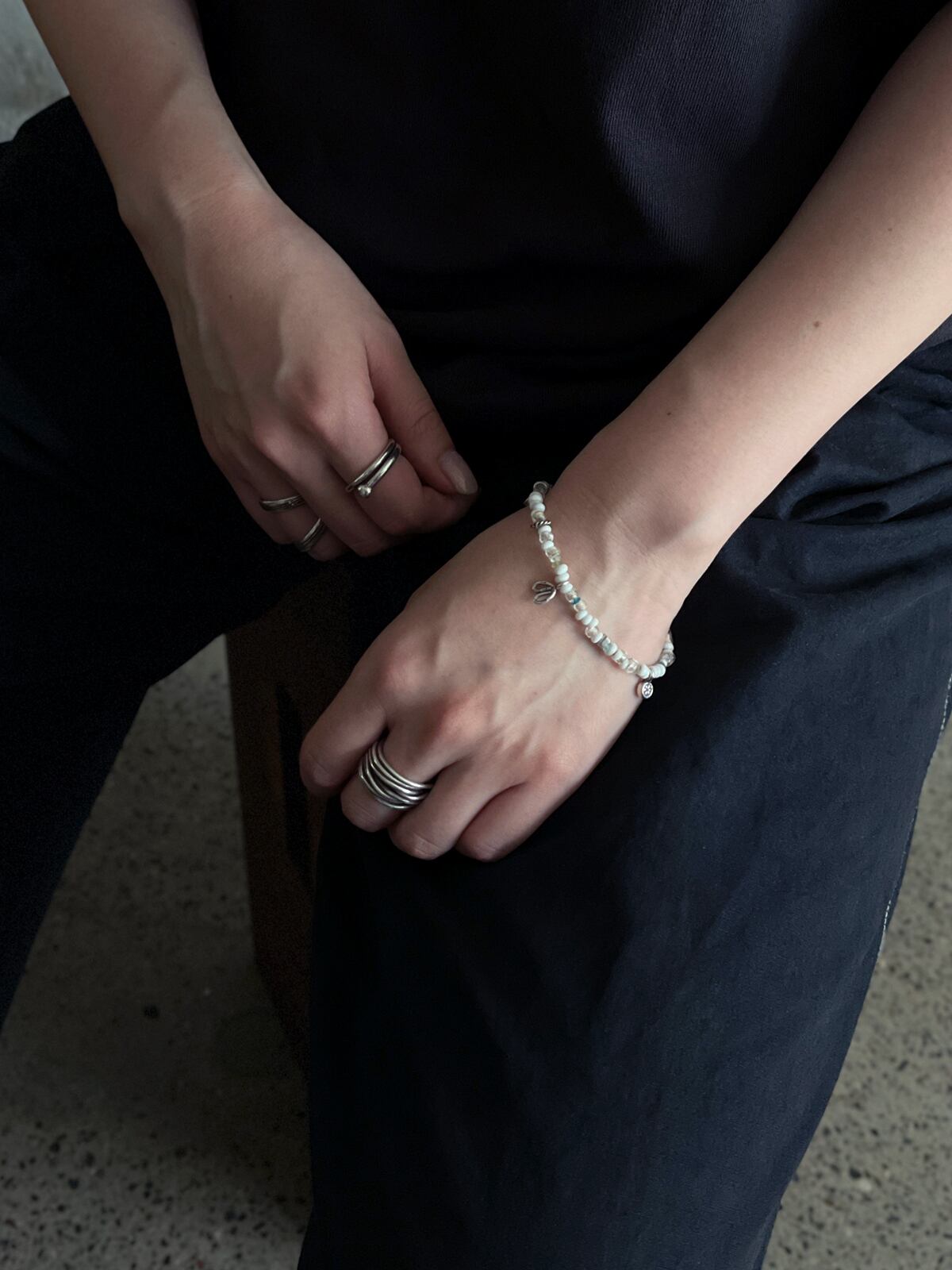 333 original/bracelet(beads × silver) | 333 & tay 333 original/bracelet(beads × silver) | 333 & tay