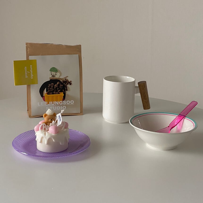 retro line bowl + spoon SET / レトロ シリアル ボウル 皿 スプーン