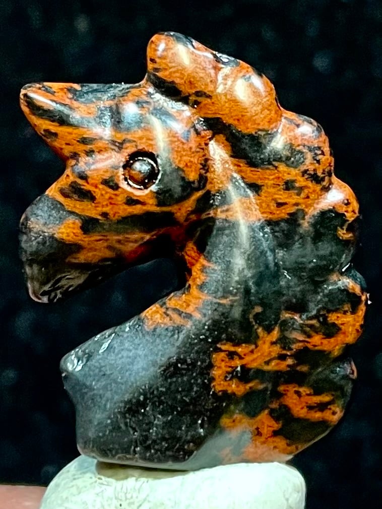 1) ミニミニ「ユニコーン」オブシディアン