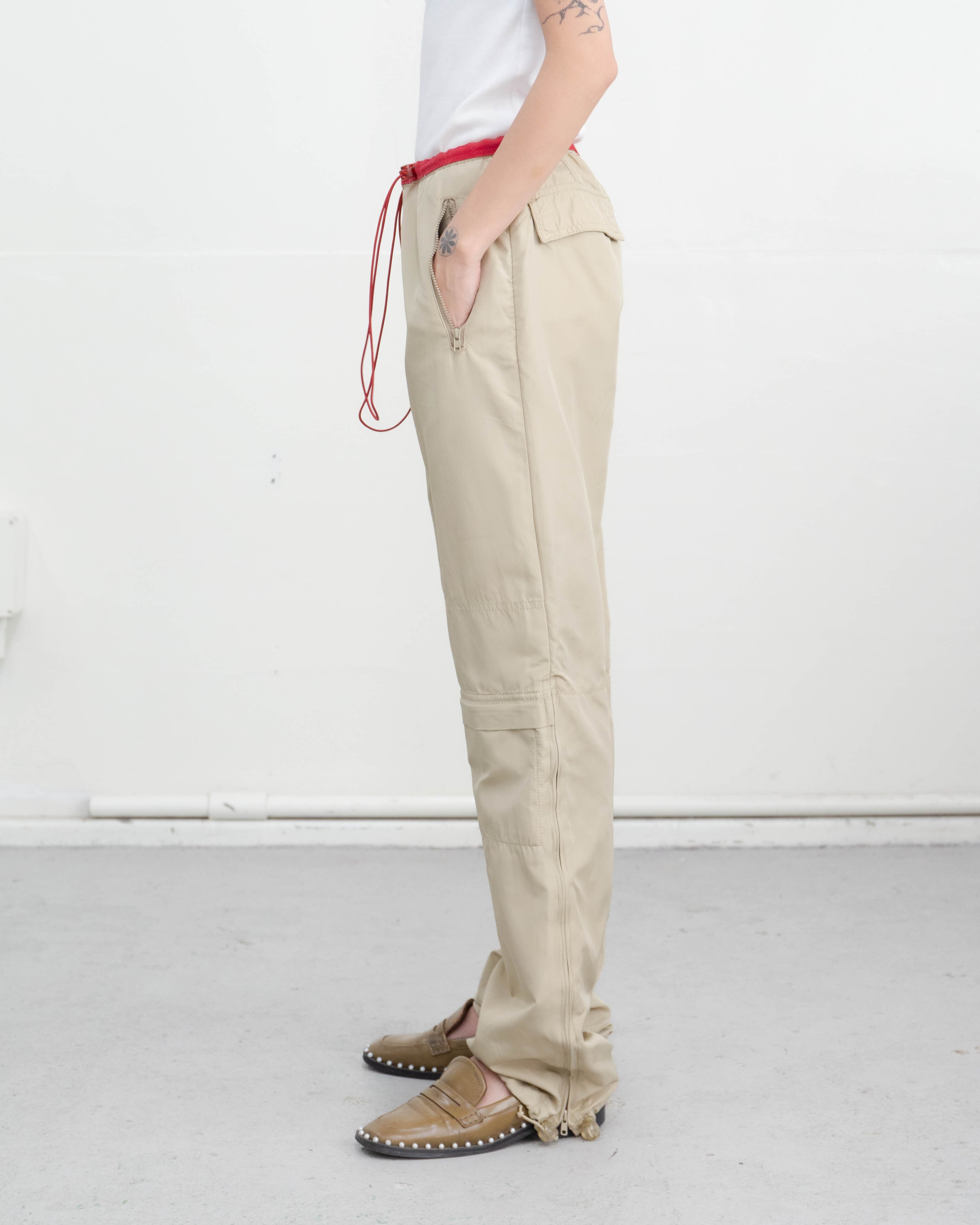 1990s Ralph Lauren - multi-zip utility nylon pants | LUIK FINN