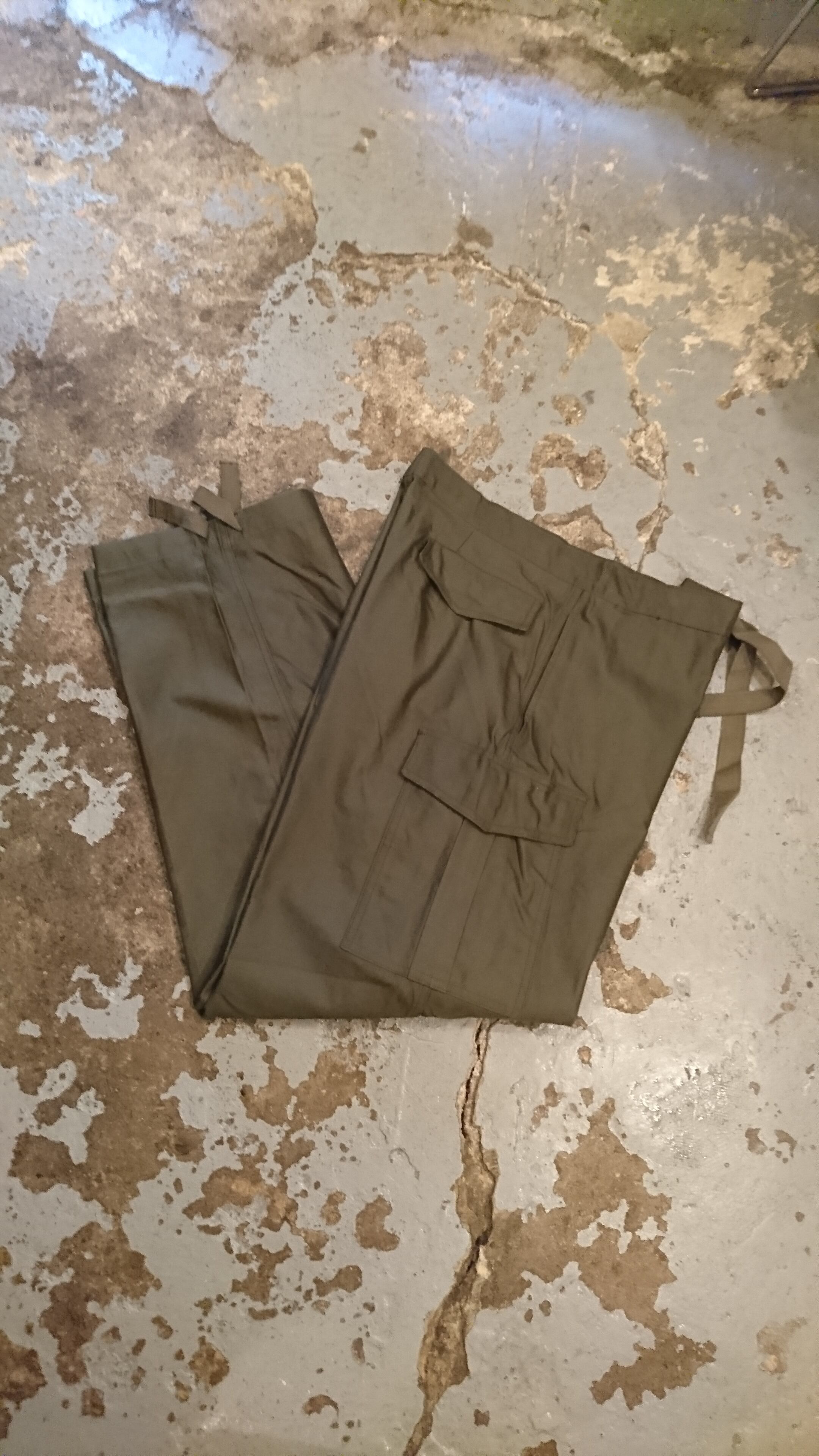 BELGIUM ARMY M-88 FIELD PANTS DEAD STOCK②