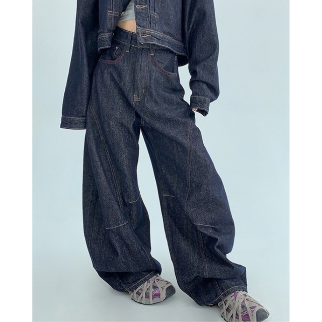 simple denim set-up　デニムシンプルセットアップ　J1269
