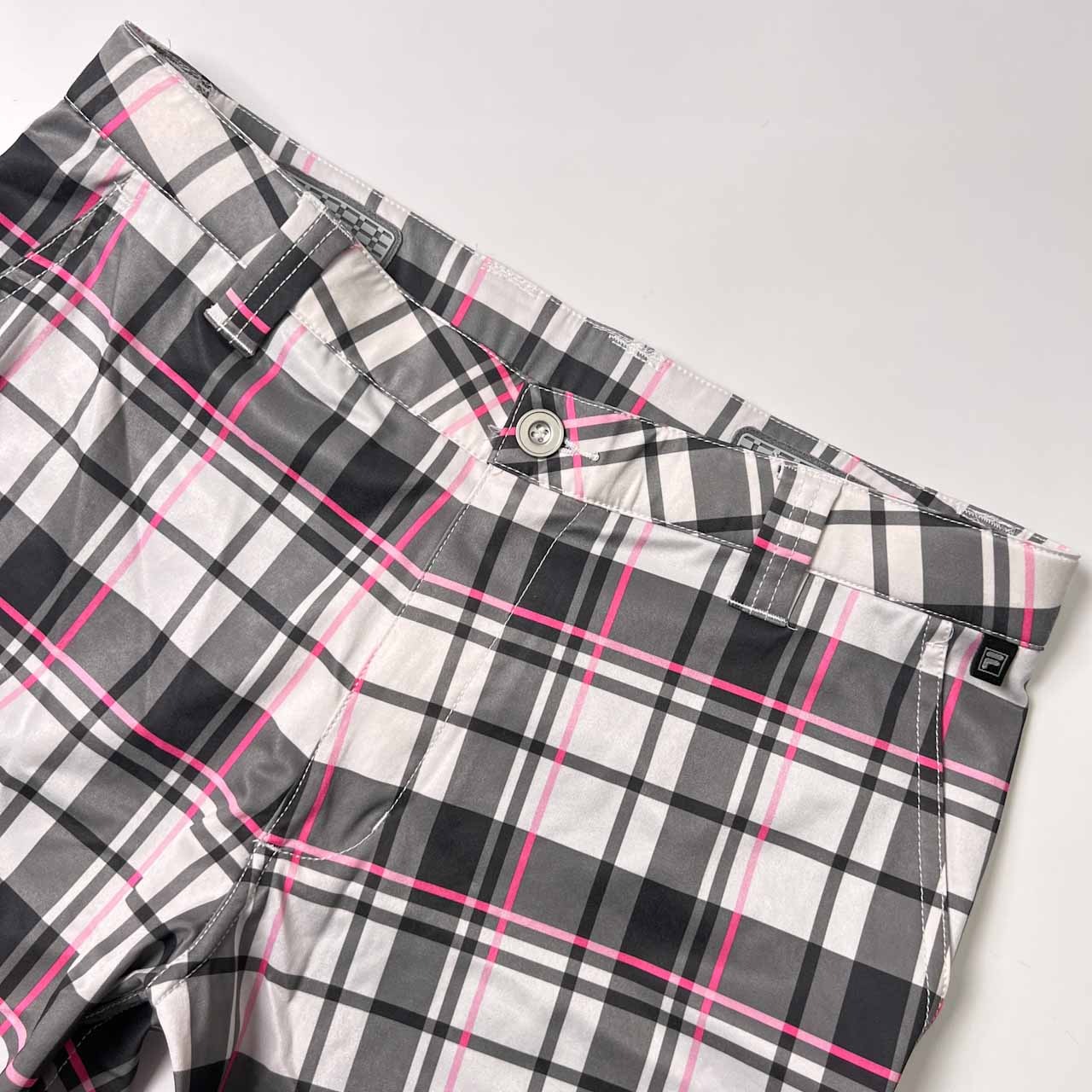 FILA GOLF フィラ ゴルフ チェック ハーフパンツ ショートパンツ M/マルチ メンズ