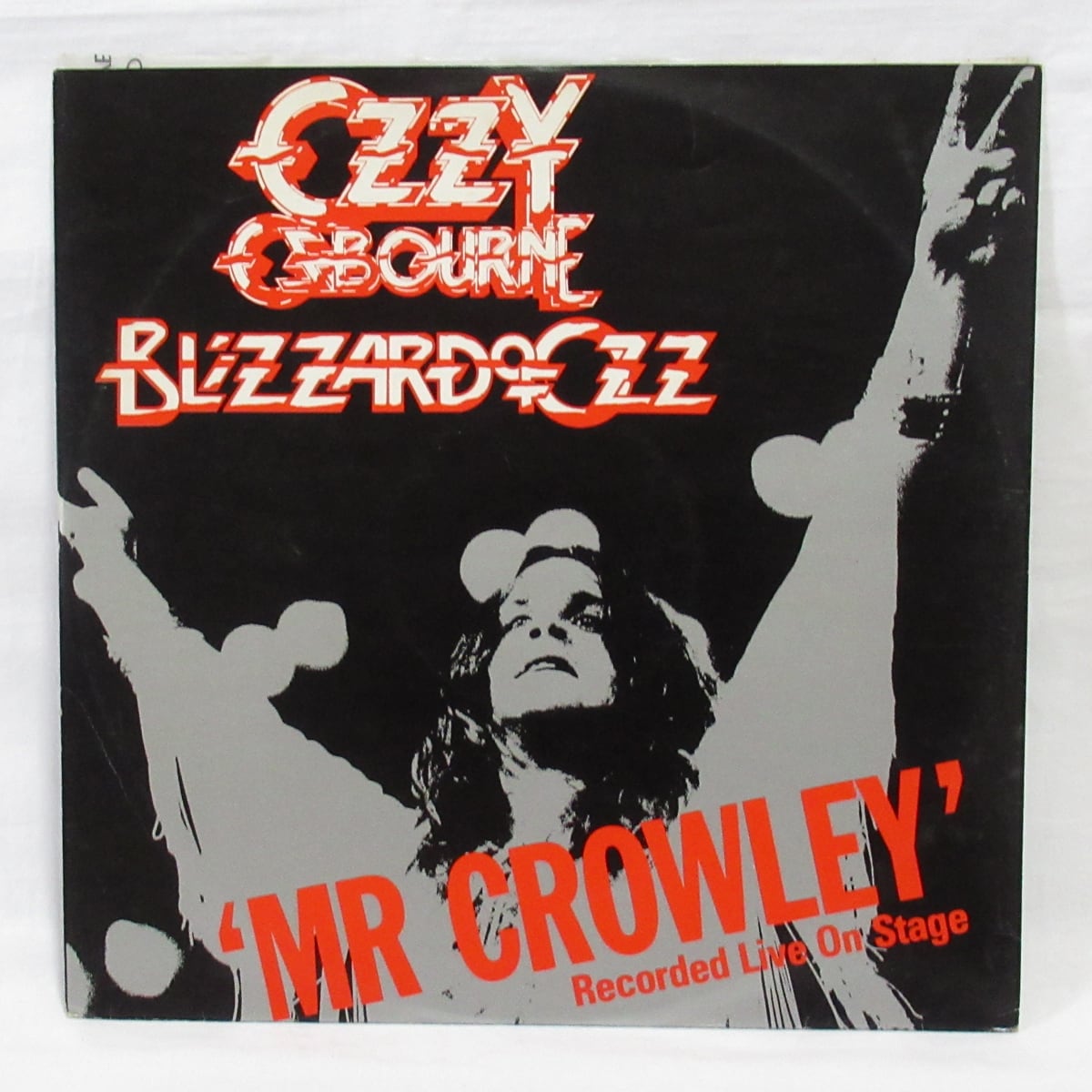 オジー・オズボーン　ROCK　12Inchシングル】　CROWLEY（LIVE）【UK盤　OZZY　MR　OSBOURNE　ECHOES