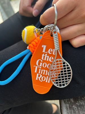 Key chain (serif logo)