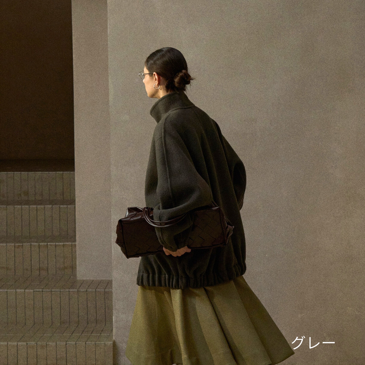 Wool Stand Collar Jacket T3932