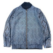 【bomber54】Ssize 再構築リバーシブル着物ボンバー KIMONO reversible BOMBER JACKET