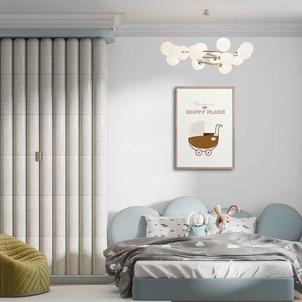 秋色のベビールームポスター / i1480 / サニタリー 赤ちゃんグッズ