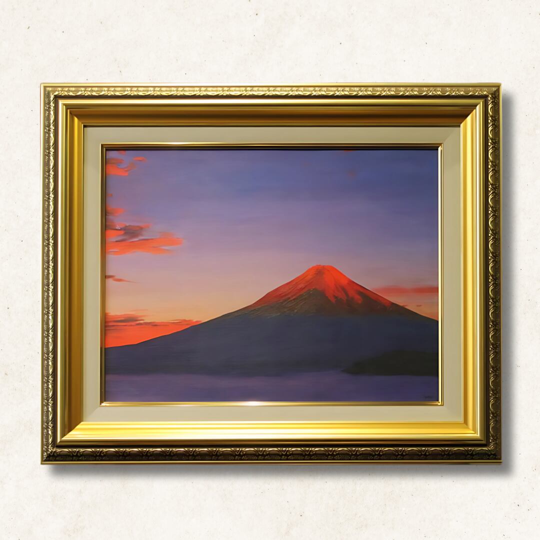 油絵 風景 F6-060504 （掛け軸 川合玉堂 『渓村彩雨』 送料無料 【掛軸 