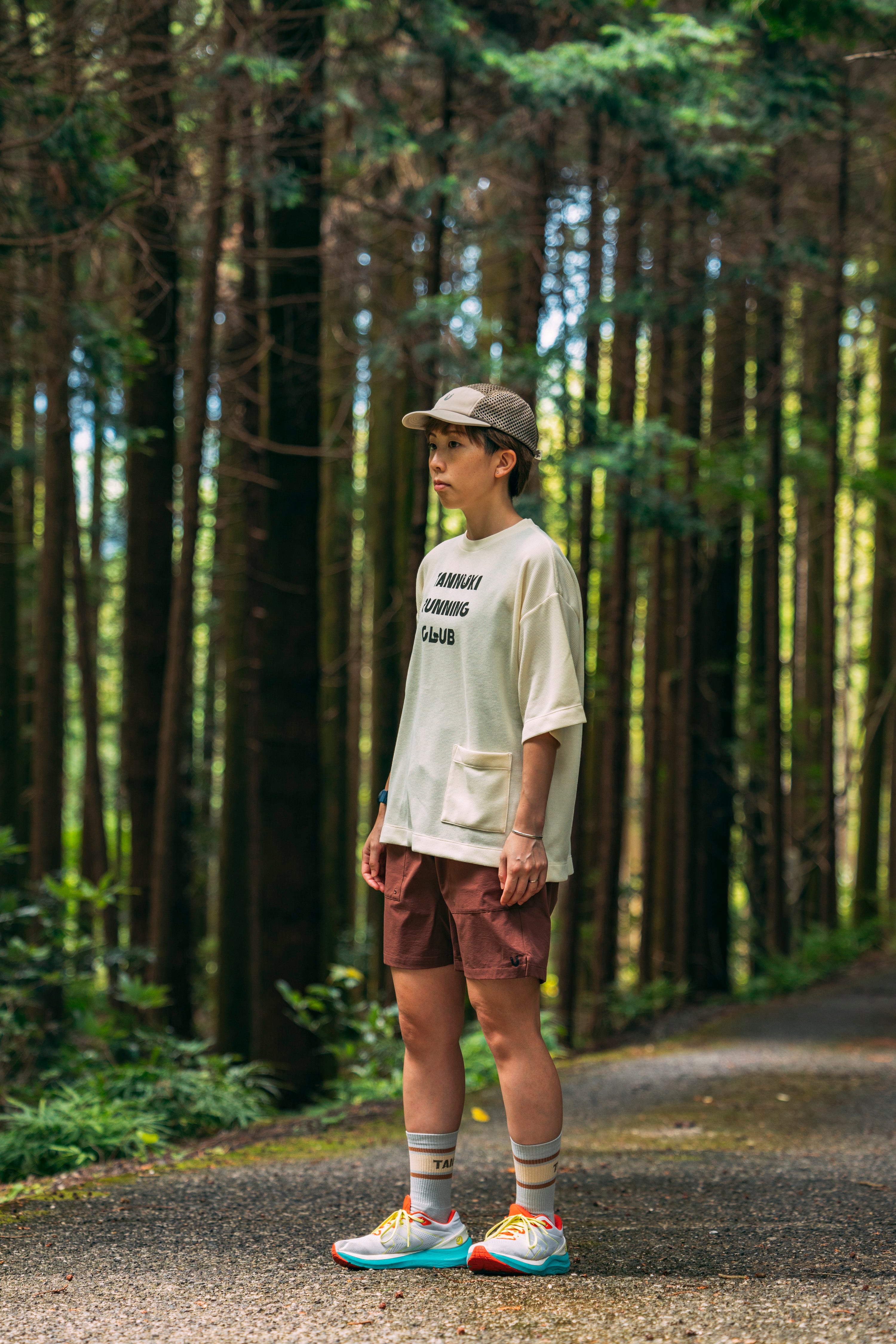 Andante Short：Color Cloud | TANNUKI Running Wear Shop