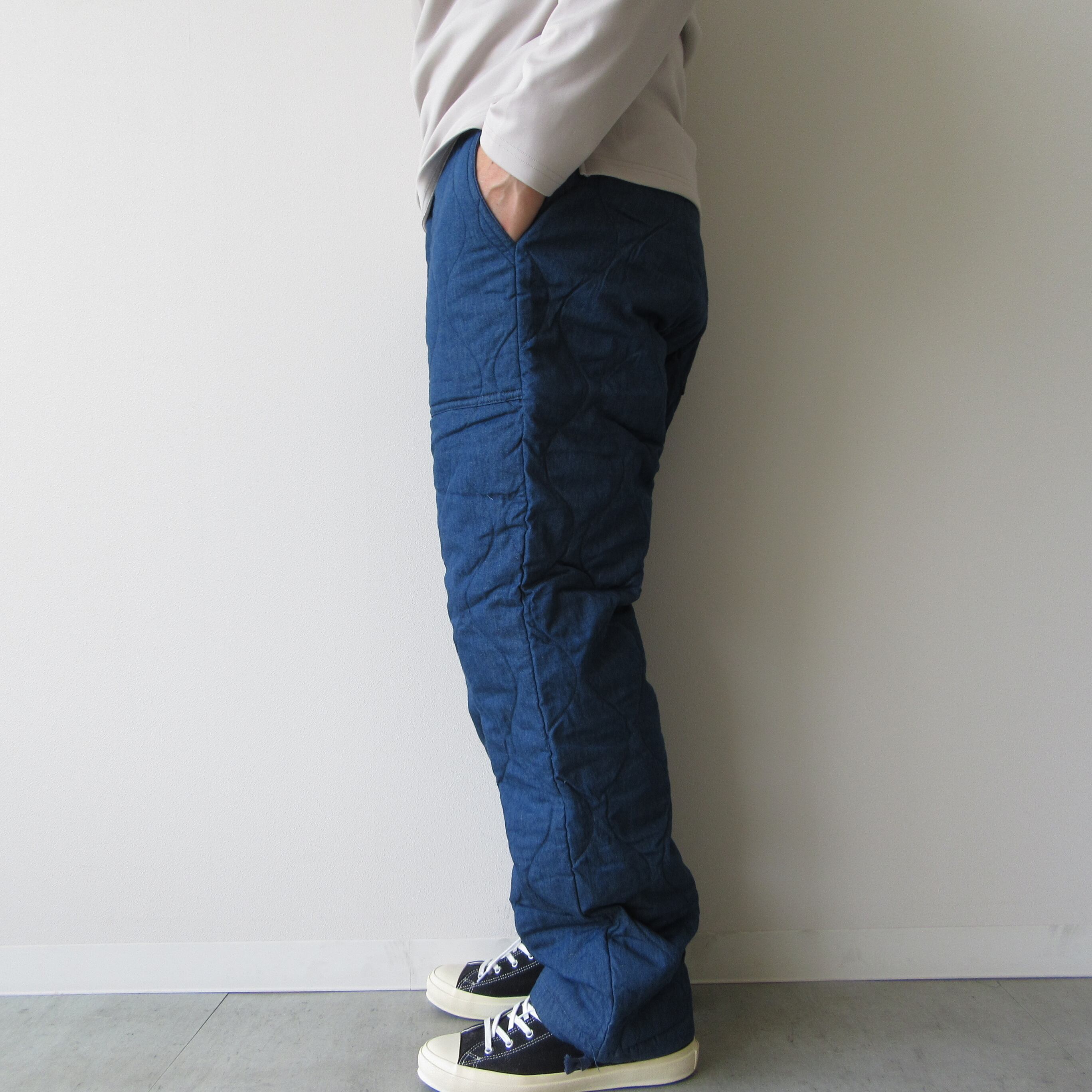 TAION ミリタリーダウンパンツ インディゴデニム | セレクトショップen