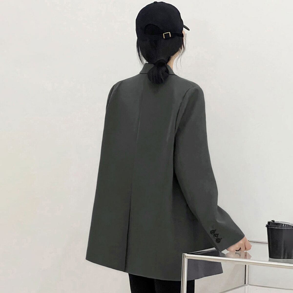 テーラード ジャケット スーツ レディース 春夏秋 アウター 韓国