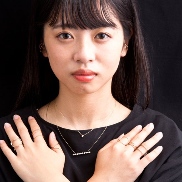 K10 Open Heart Ring 10金オープンハートリング ELR0001G jewelry