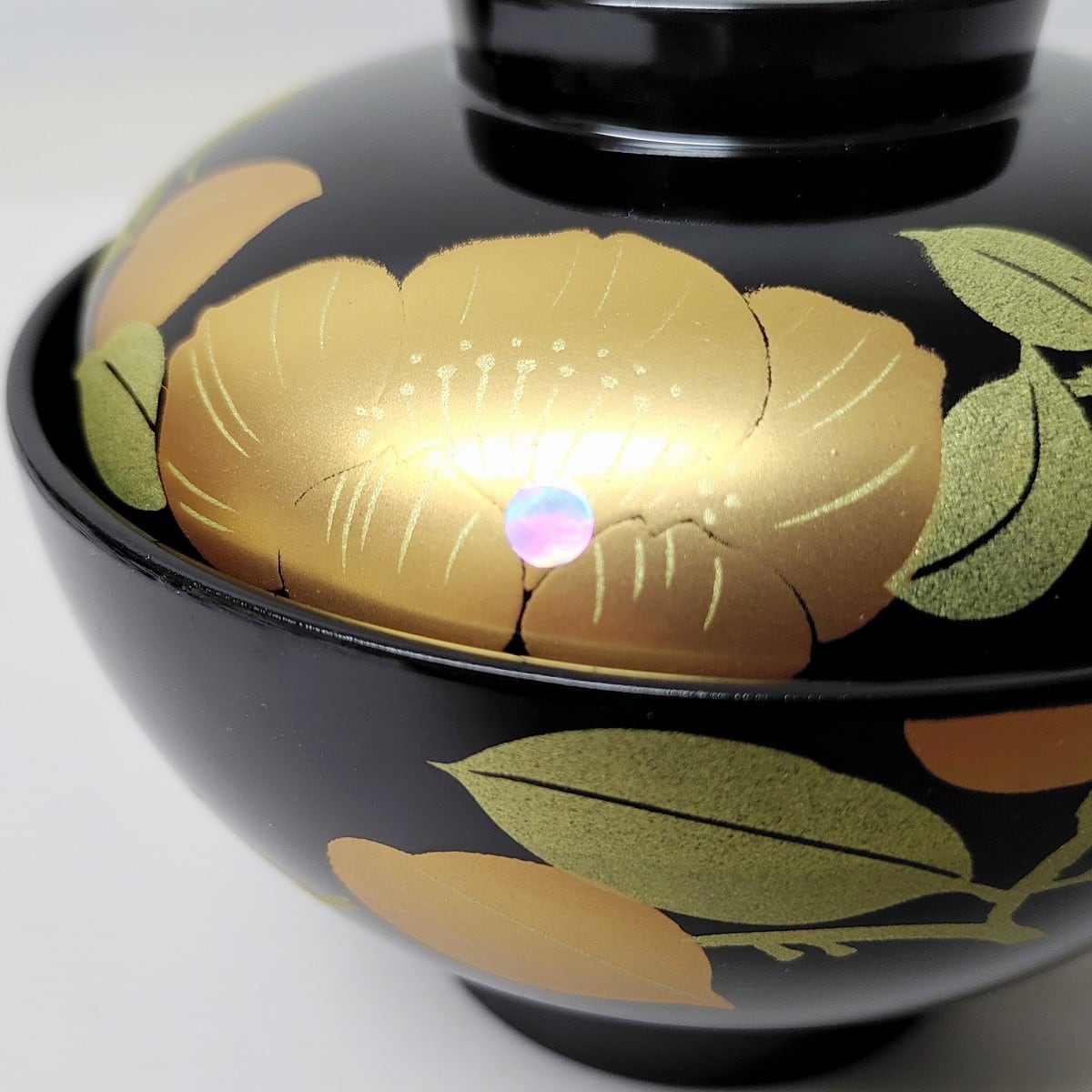 会津塗・汁椀・5客揃・漆器・和食器・桐箱付・No.230205-16・梱包 