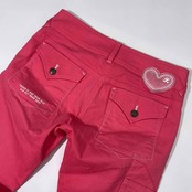 FILA GOLF フィラゴルフ ストレッチ コットン スラックス パンツ M /ピンク/レディース