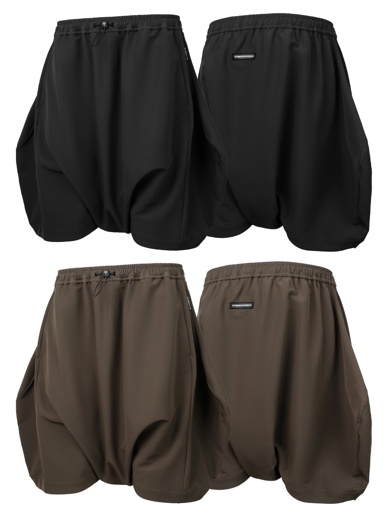 SYMBIOTIC EFFECT 25SS  カーブカットシルエットワイドショーツ