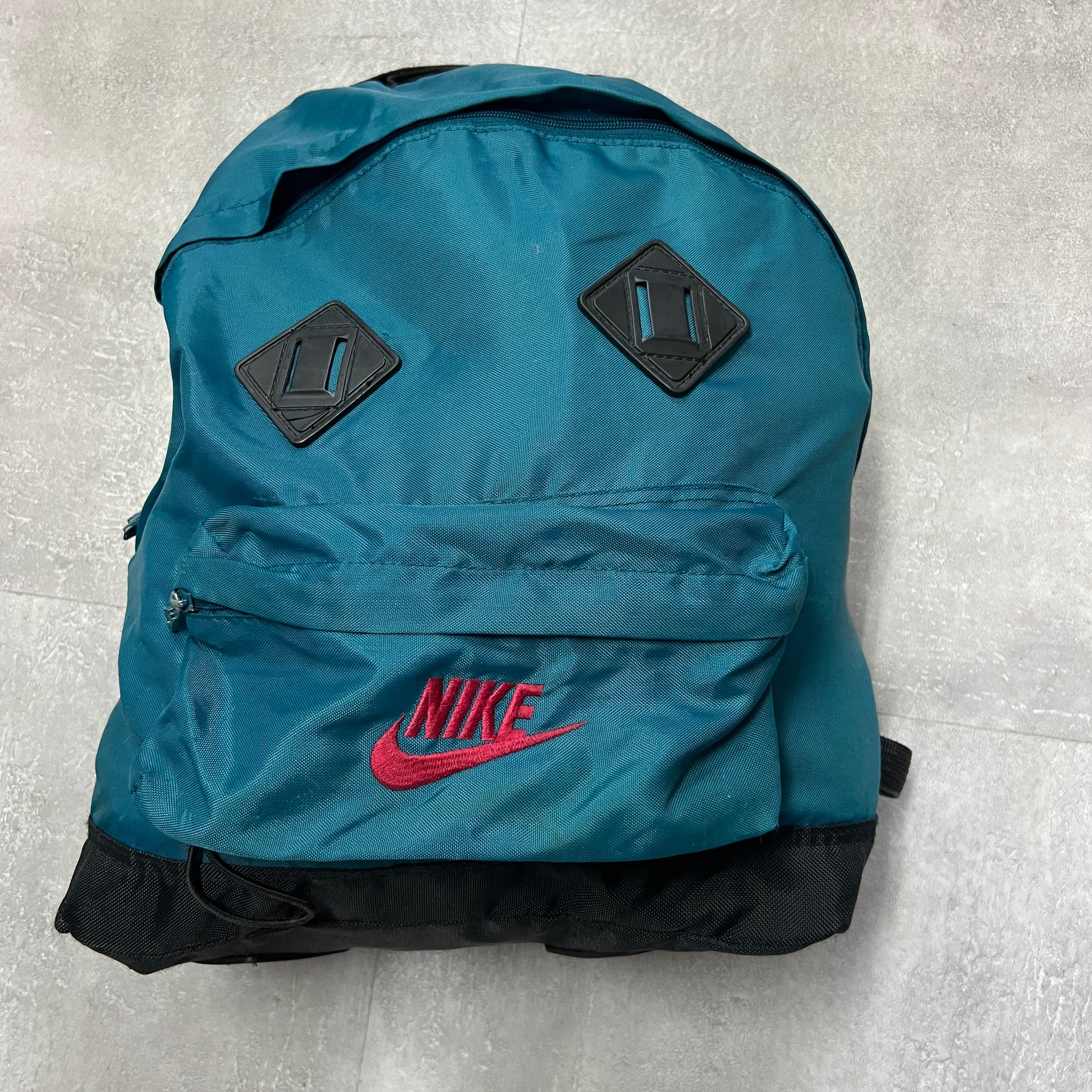 90s オールド VANS USAセイ バンズ ナップサック 背面 ヴィンテージ 紺