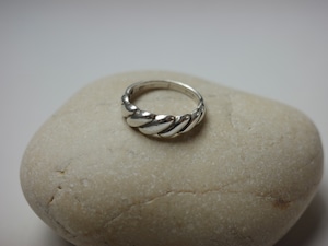 〈vintage silver925〉ribbed ring