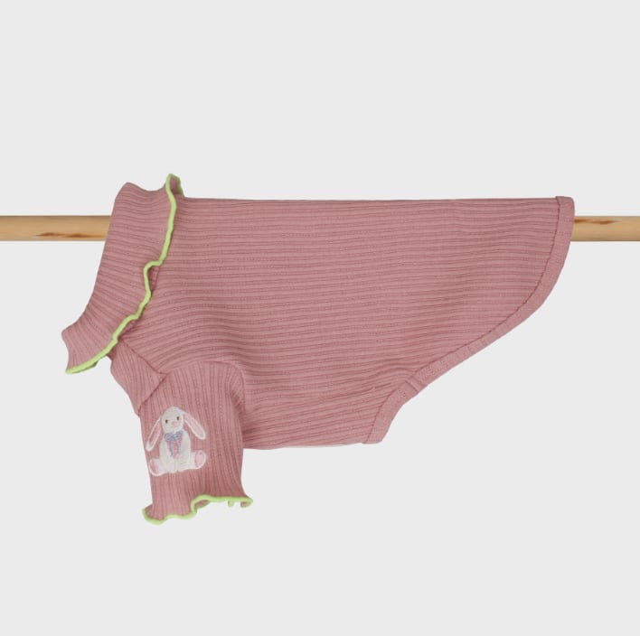 予約【Oops! my Dog】 My Bunny Knit T (Beige)