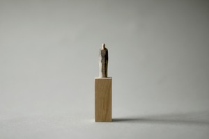 (082)wood figure-mini台付_051