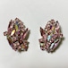 Vintage Sherman Pink Bijoux Earrings