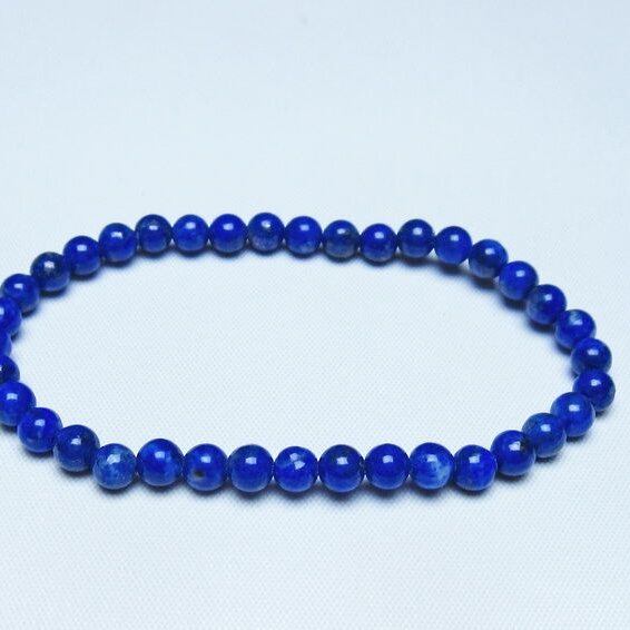 ラピスラズリ ブレスレット 5mm 一点物 メール便可 [M便 1/10] 111-48343