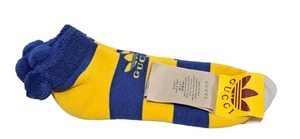 未使用 グッチ アディダス GUCCI adidas コラボ ソックス 24-26cm 靴下 スニーカーソックス M メンズ レディース 【中古】0613g1808