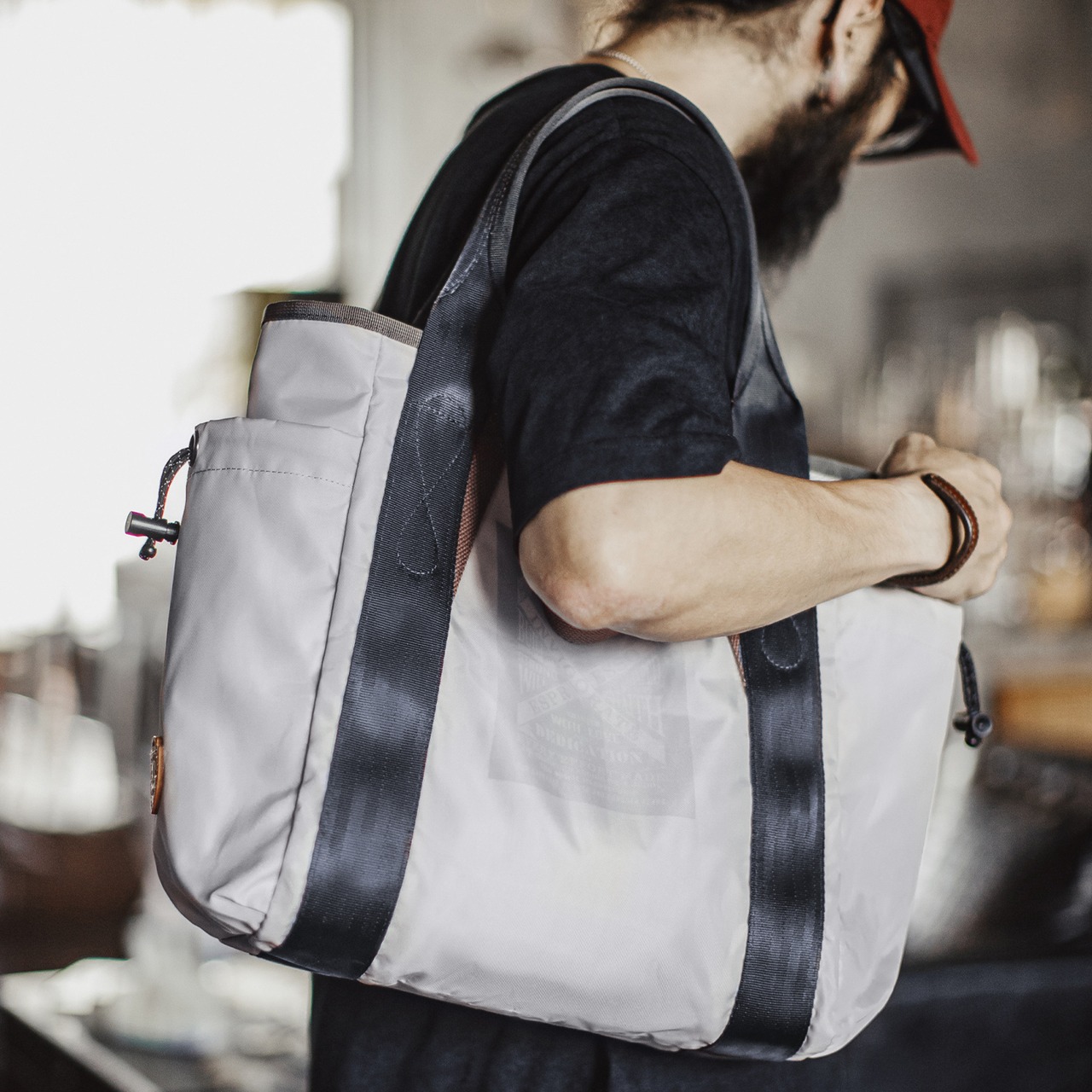 Square Shoulder Tote Bag / スクエア ショルダートート バッグ