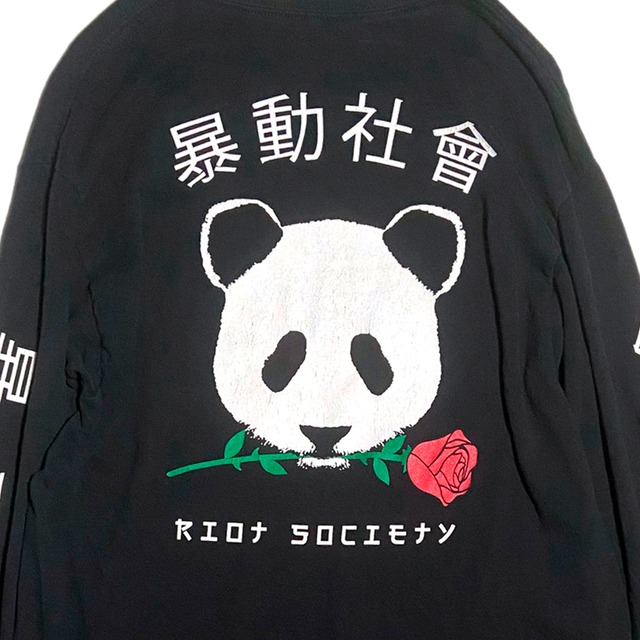 【IMPORT古着】暴動社會 long sleeve TEE (size M)