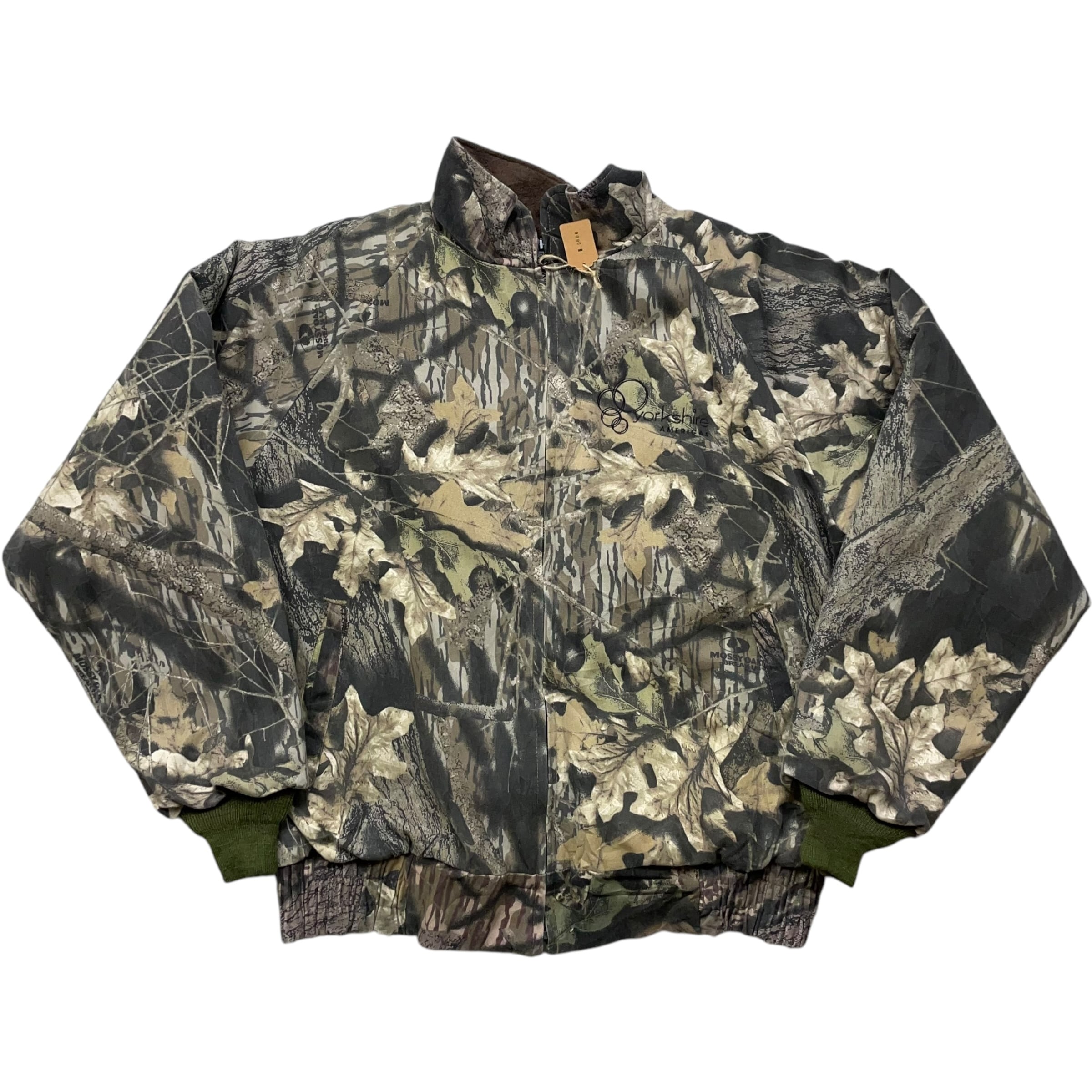 《XL》 MOSSY OAK リアルツリージャケット 刺繍 ラグラン USA製 no.5560