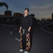 ストリート 炎レタリング スウェットパンツ P365