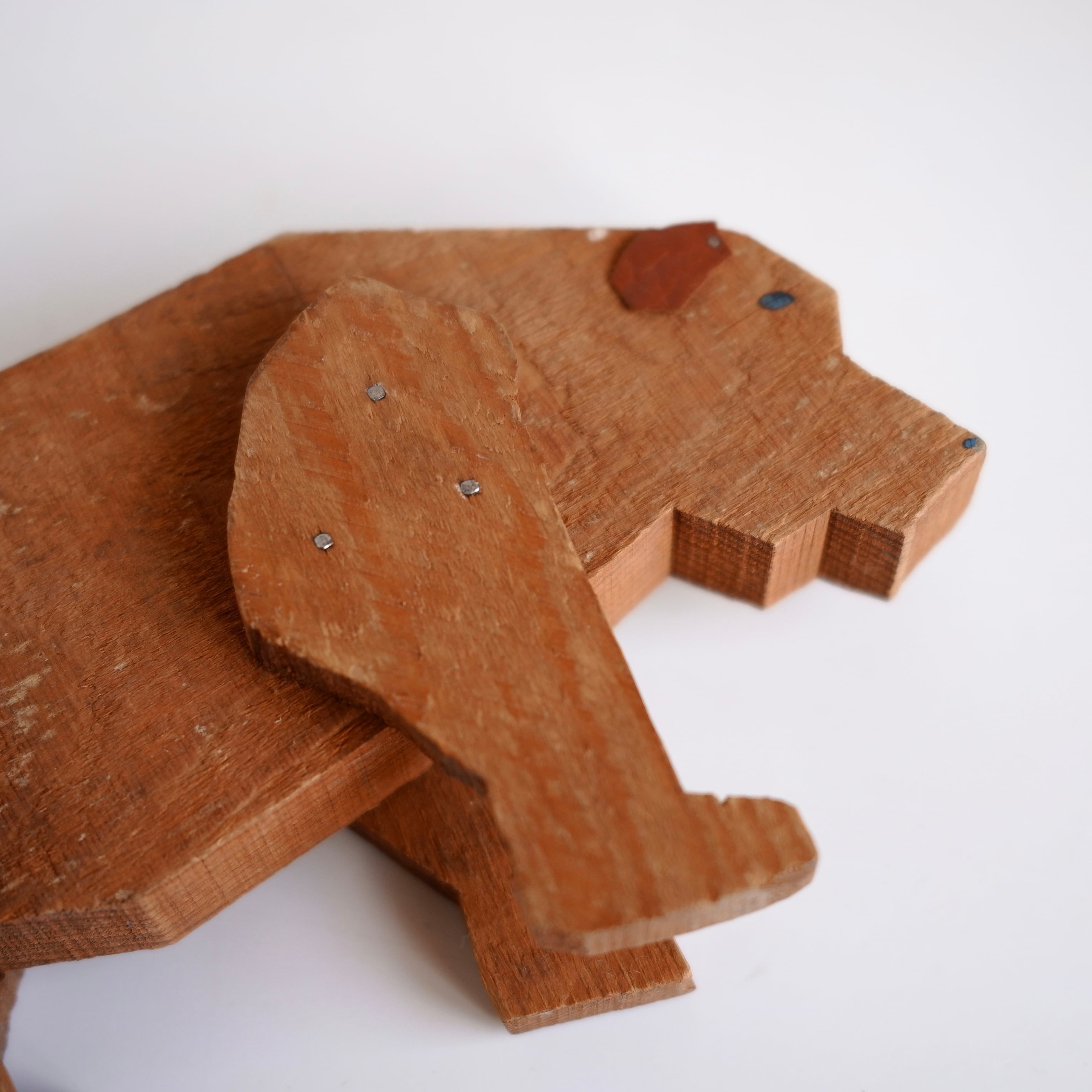 木製 バード フォークアート マレーシア 古民藝 古道具 Wooden Bear | troldhaugen antiques ｜ 北欧アンティーク・古道具