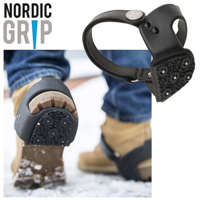 NORDIC GRIP(ノルディックグリップ) EASY 靴底用 滑り止め 凍結 路面 雪対策 積雪 雪道 スパイク アイスグリッパー スノーグラバー 転倒防止 滑らない ND-40