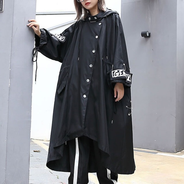 【TR0255】〈Unisex〉Long Wide Trench Coat