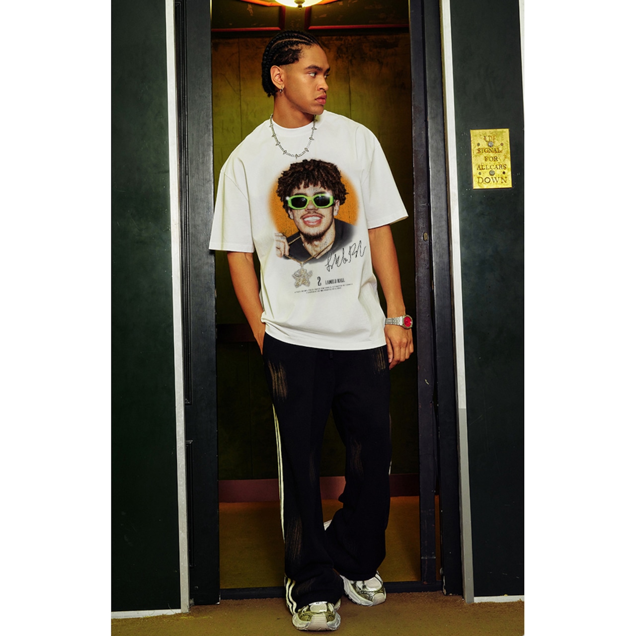 VINTAGE ストリート LaMelo Ball Tシャツ T900