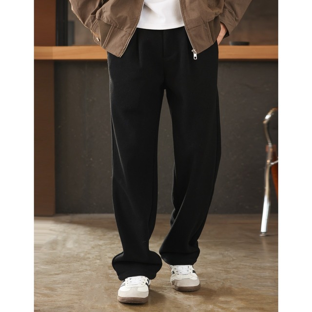 フリースストレートスウェットパンツ 260040