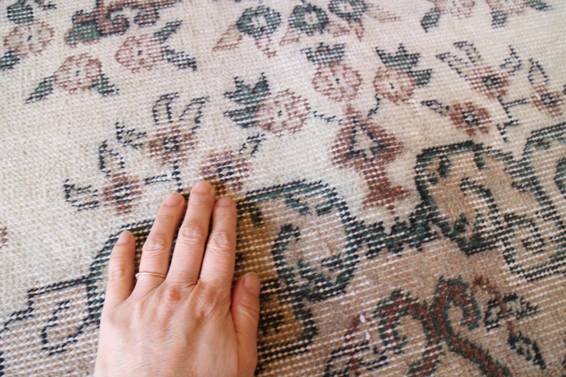 ベージュのシャビーシックなラグ #22 | Riad Home