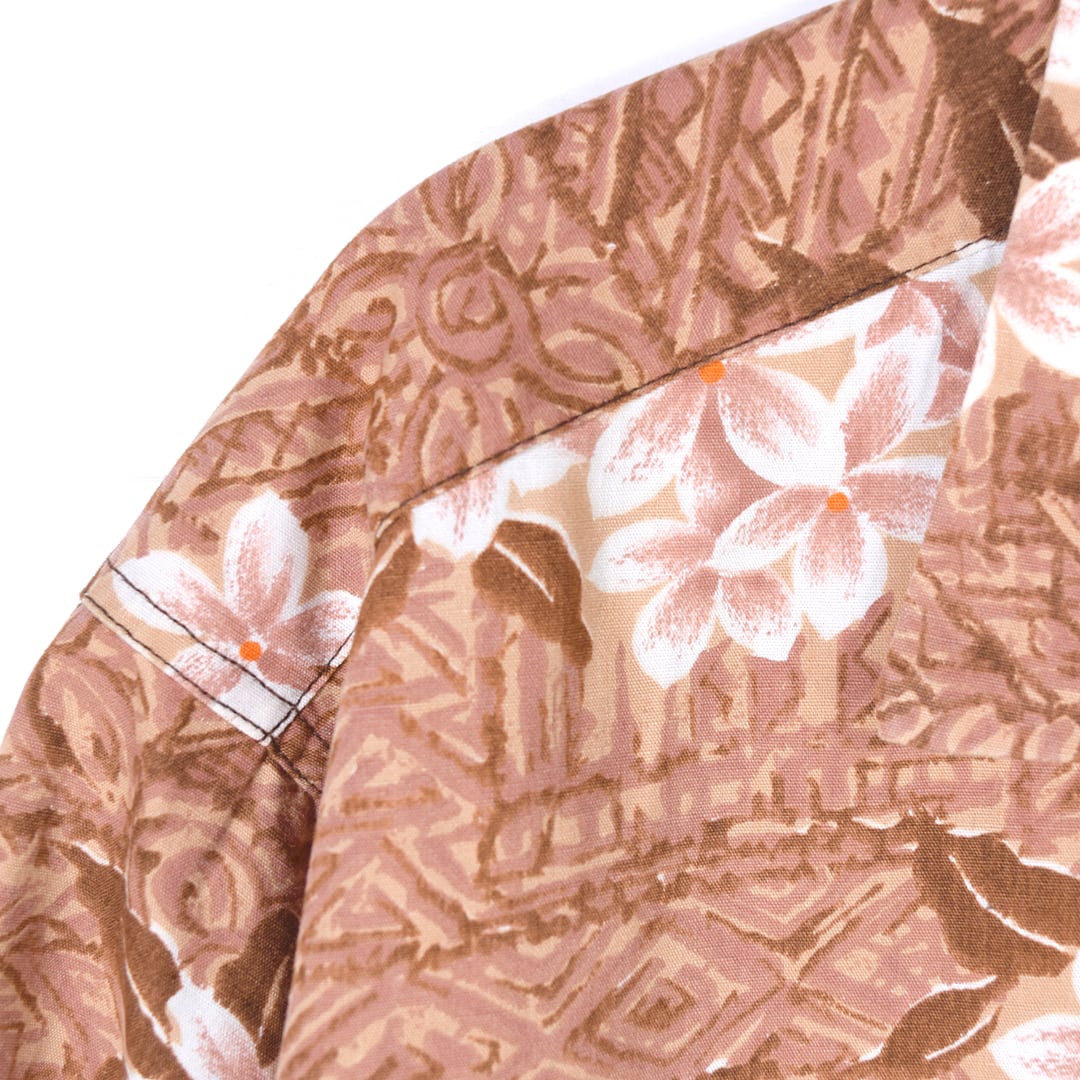 50s ALII LOLE ココナッツボタン ヴィンテージアロハシャツ 開襟