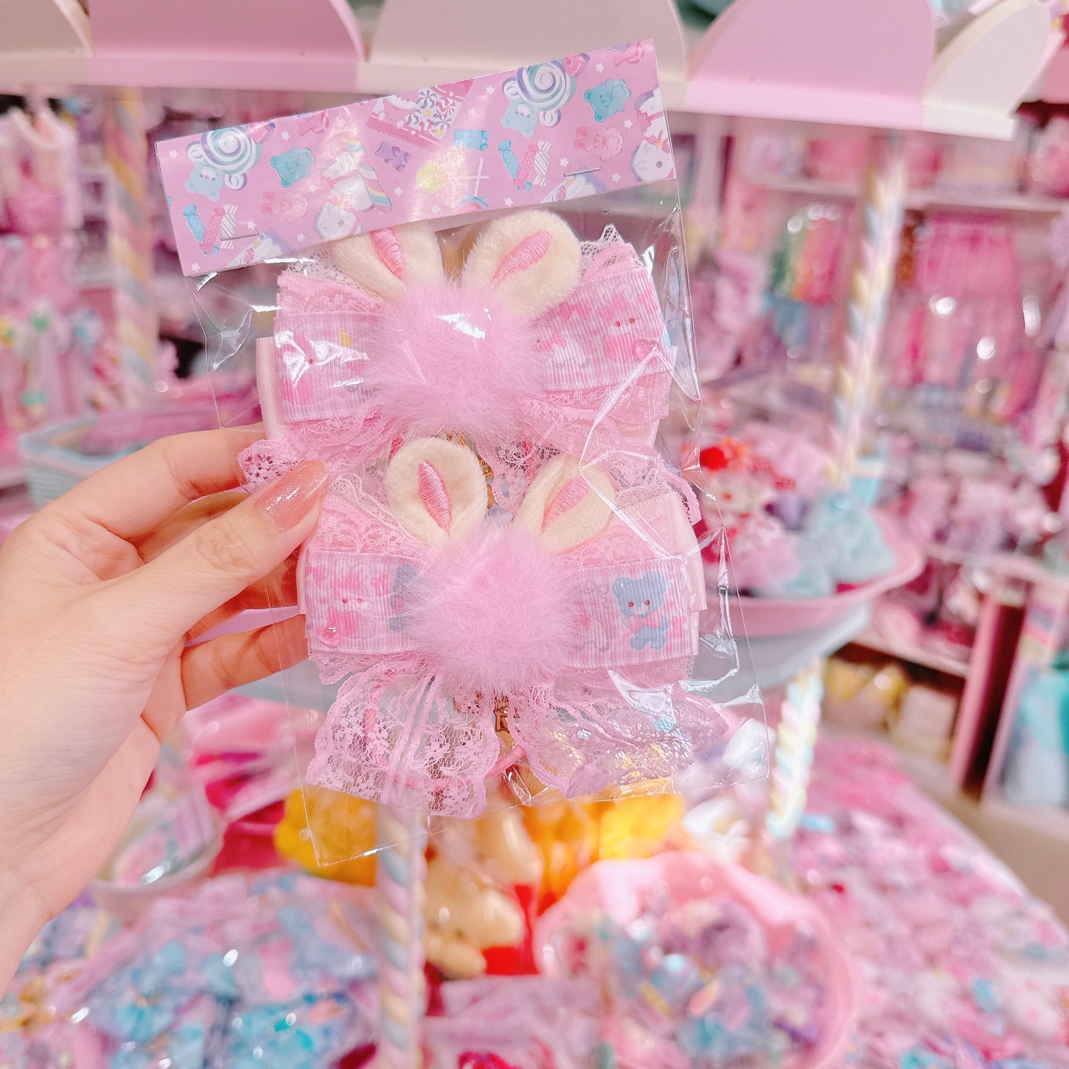 【F1】73-27ツインリボンヘアゴム