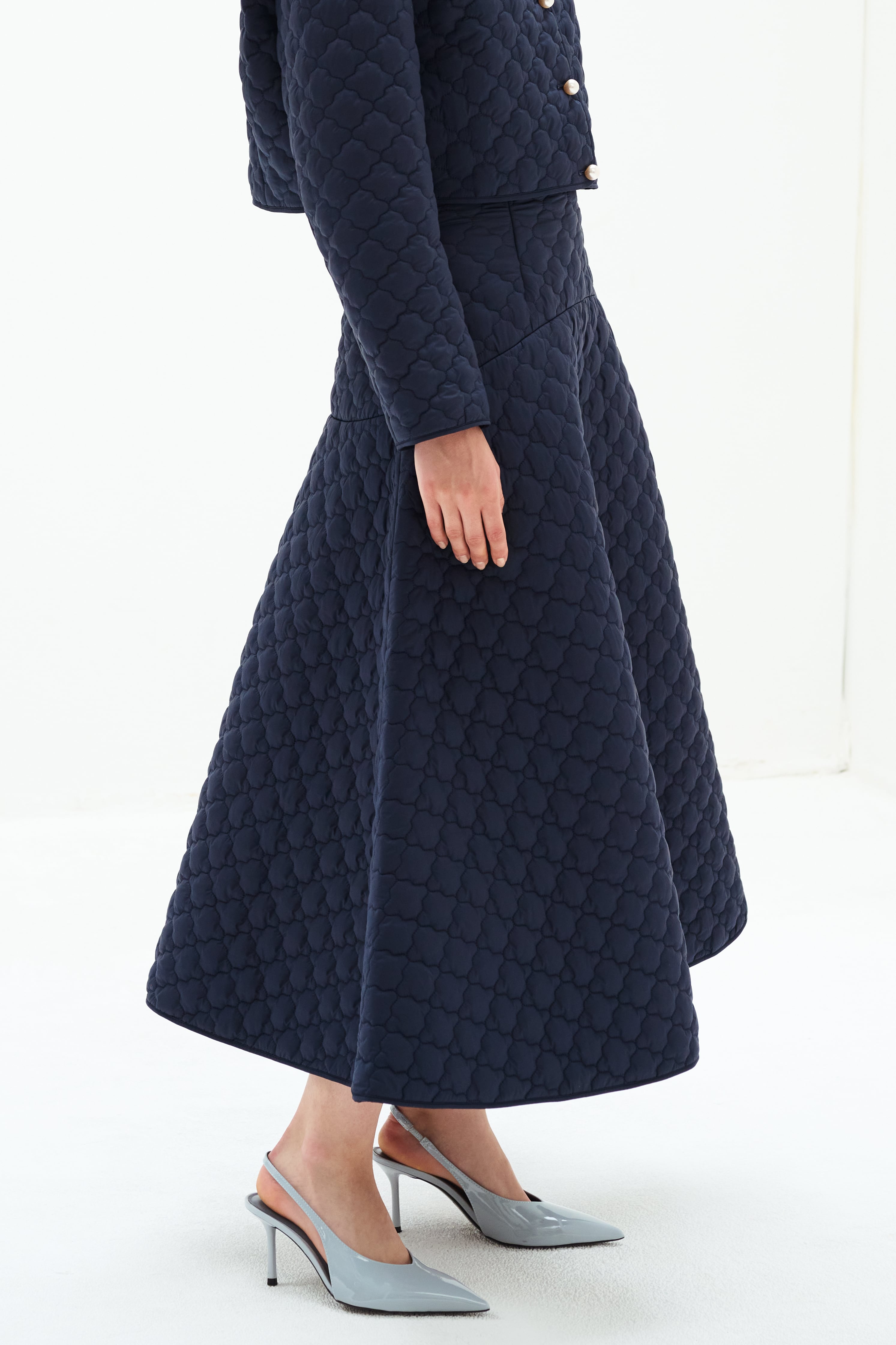 CLOVER COUTURE SKIRT WHITE | AMICA・kids